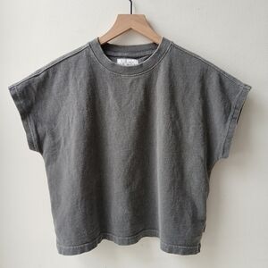 Le Bon Shoppe Jeanne Tee Gray Women's Medium